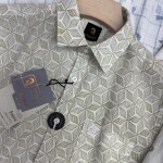 logoff linen  printed shirt