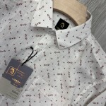 logoff linen printed shirt