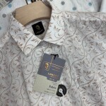 logoff linen printed shirt