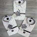 logoff linen printed shirt