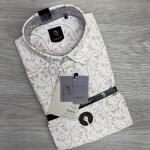 logoff linen printed shirt