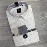 logoff linen printed shirt