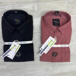 black letter imported stripe shirt