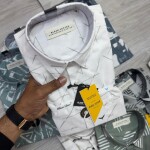 Black Letter Printed Shirt