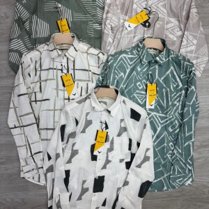 Black Letter Printed Shirt