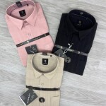 logoff imported linen stripes shirt