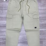 black letter cargo cotton pant