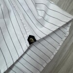logoff cotton oxford stripes shirt