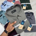 word wale linen stripes shirt