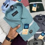word wale linen stripes shirt