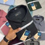 word wale linen stripes shirt