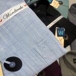 word wale linen stripes shirt
