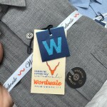 word wale linen stripes shirt
