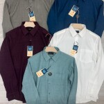 word wale linen stripes shirt