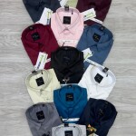 black letter satin shirt