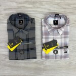 logoff cotton oxford checks shirt