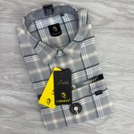 logoff cotton oxford checks shirt