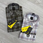logoff cotton oxford checks shirt