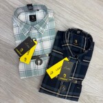 logoff cotton oxford checks shirt