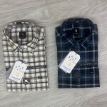 logoff cotton oxford checks shirt