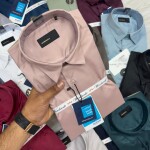 word wale imported satin shirt