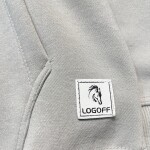 logoff plain hoodies