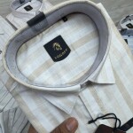 logoff linen stripes shirt