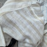 logoff linen stripes shirt