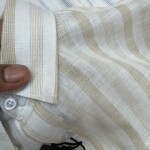 logoff linen stripes shirt