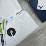 Black letter imported satin shirts
