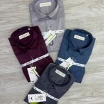 Black letter imported satin shirts