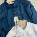 Black letter imported satin shirts
