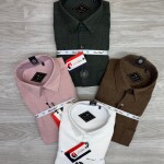 black letter imported linen shirt