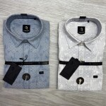 logoff cotton oxford printed shirt