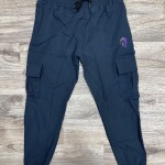 logoff terry cargo track pant