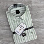 logoff linen stripes shirt