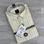 logoff linen stripes shirt