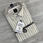 logoff linen stripes shirt