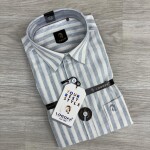 logoff linen stripes shirt