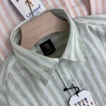 logoff linen stripes shirt