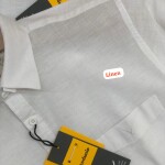 word wale full sleeve  white  shirt