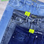 Wood machine Ankle Fit Jeans