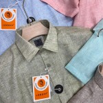 logoff linen shirt
