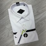 Black letter imported satin shirts