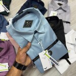 Black letter imported satin shirts