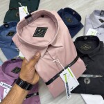 Black letter imported satin shirts