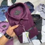 Black letter imported satin shirts