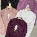 Black letter imported satin shirts