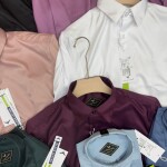 Black letter imported satin shirts
