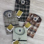 logoff cotton oxford checks shirt